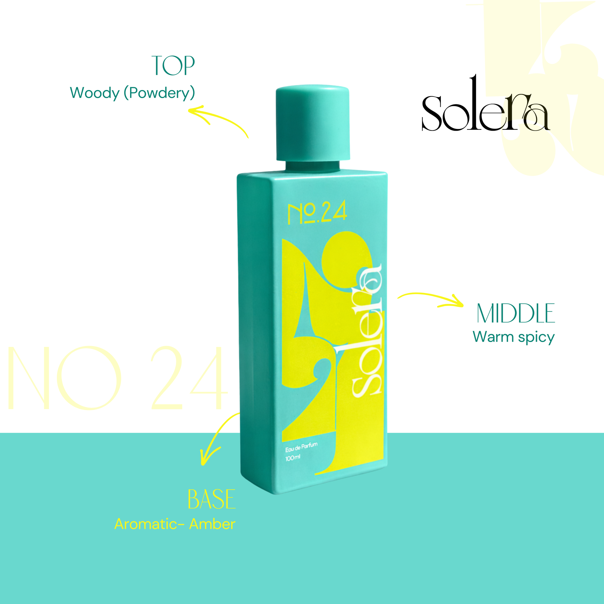 No.24 Eau De Parfum Unisex– 100 ML Solera
