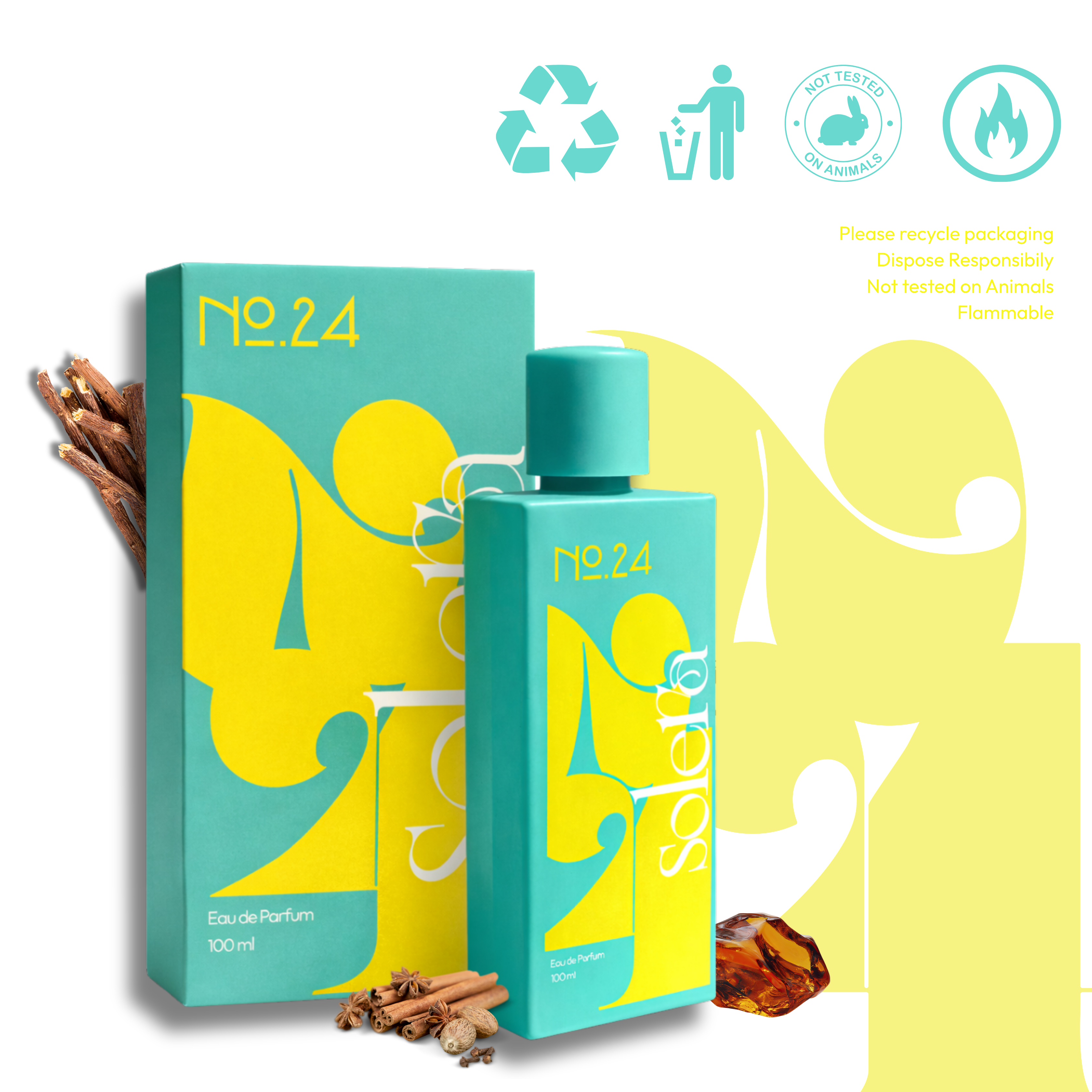No.24 Eau De Parfum Unisex– 100 ML Solera