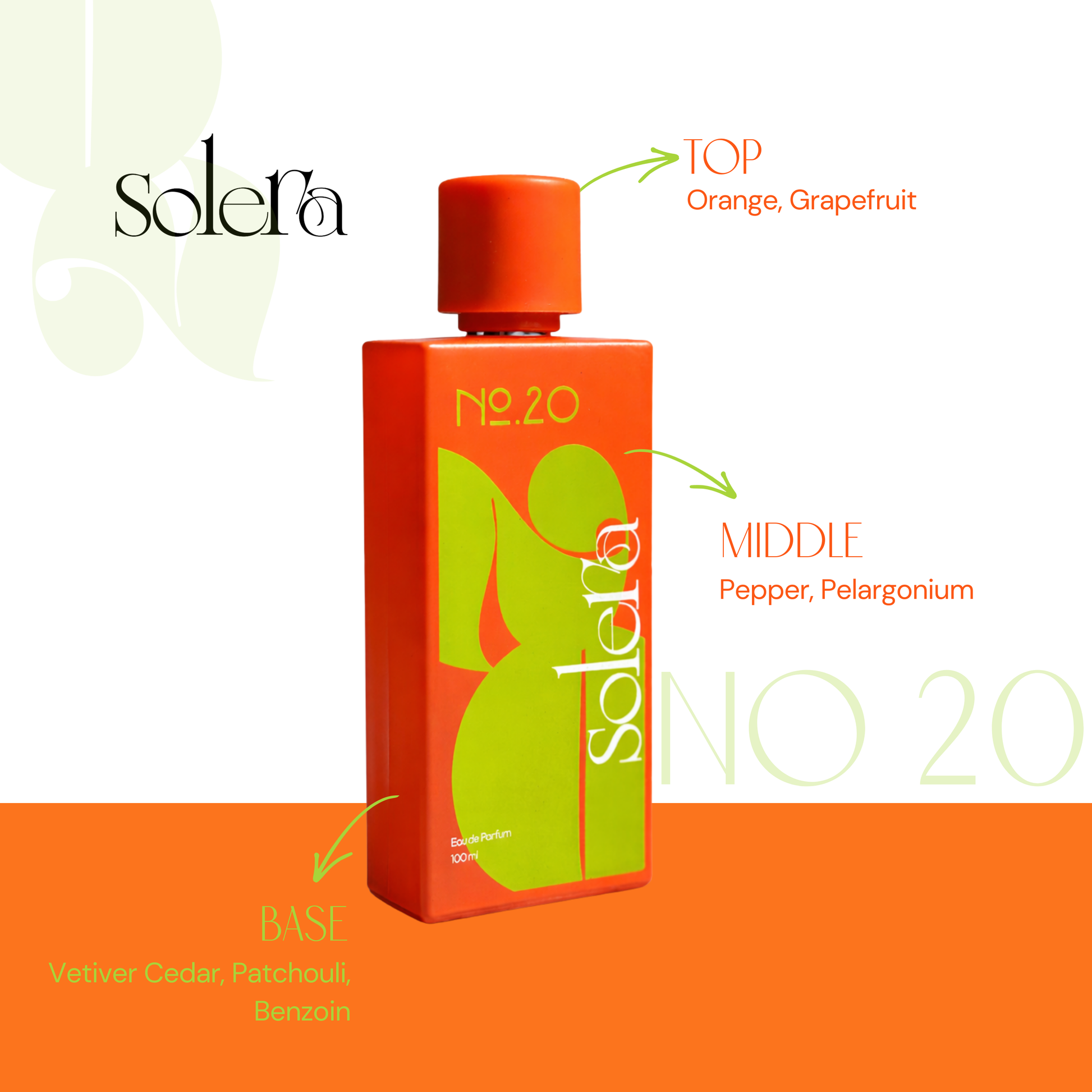 No.20 Eau De Parfum Unisex  – 100 ML Solera