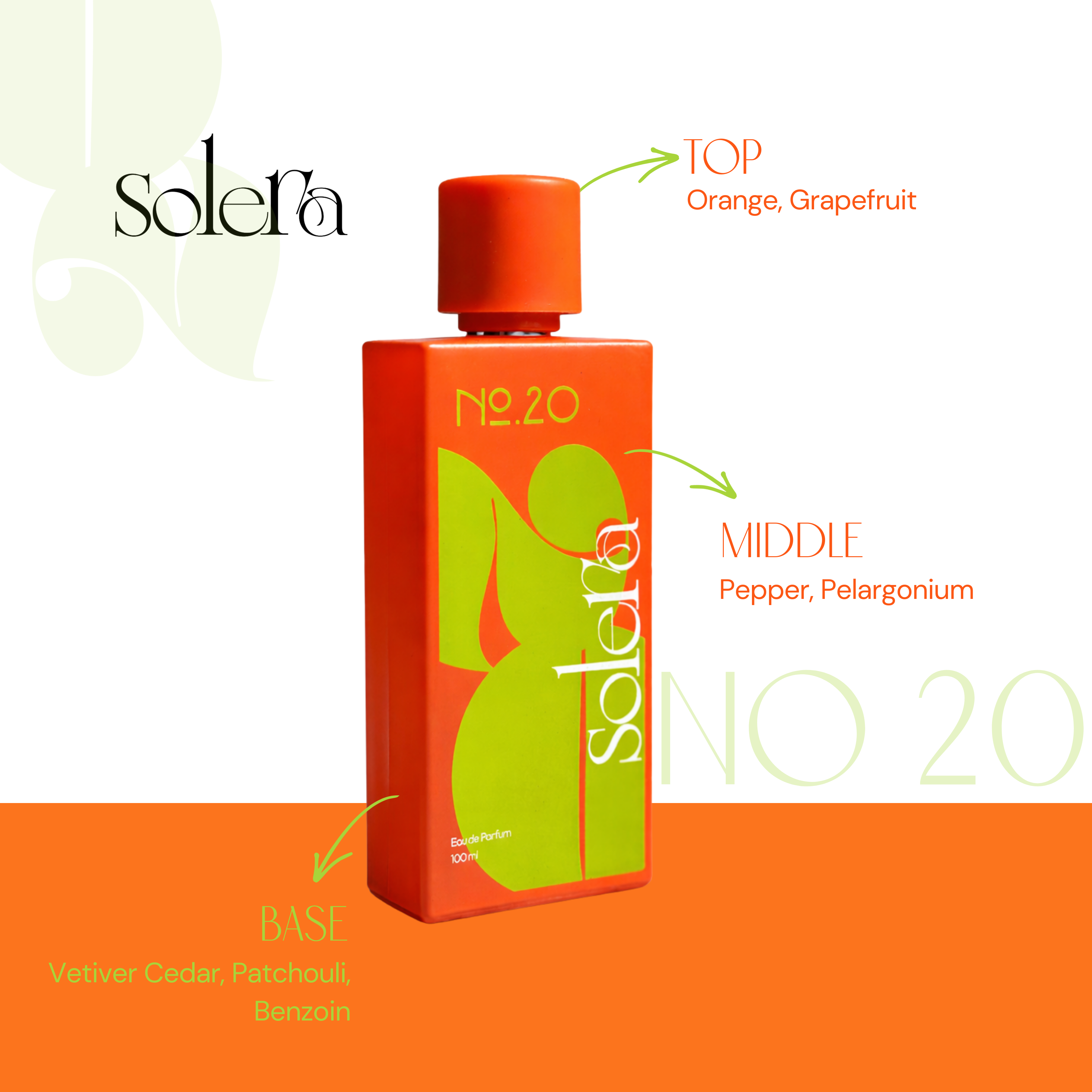 No.20 Eau De Parfum Unisex  – 100 ML Solera