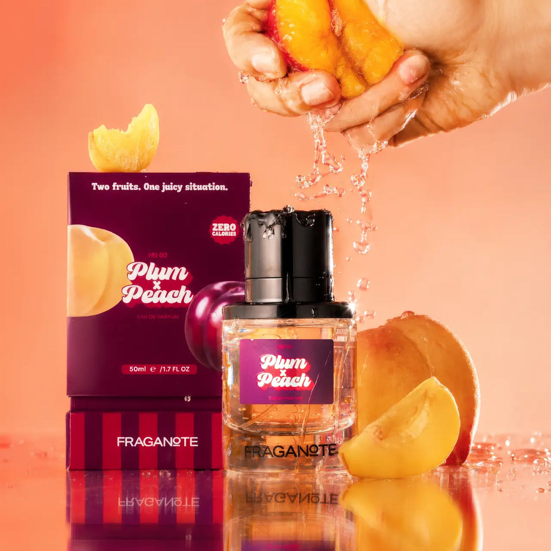 Fraganote Plum x Peach luxury fresh fruity perfume 50ML