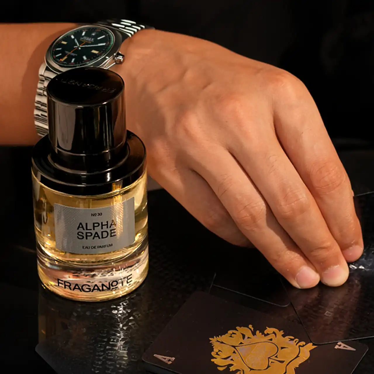 Alpha Spade aromatic woody fragrance 