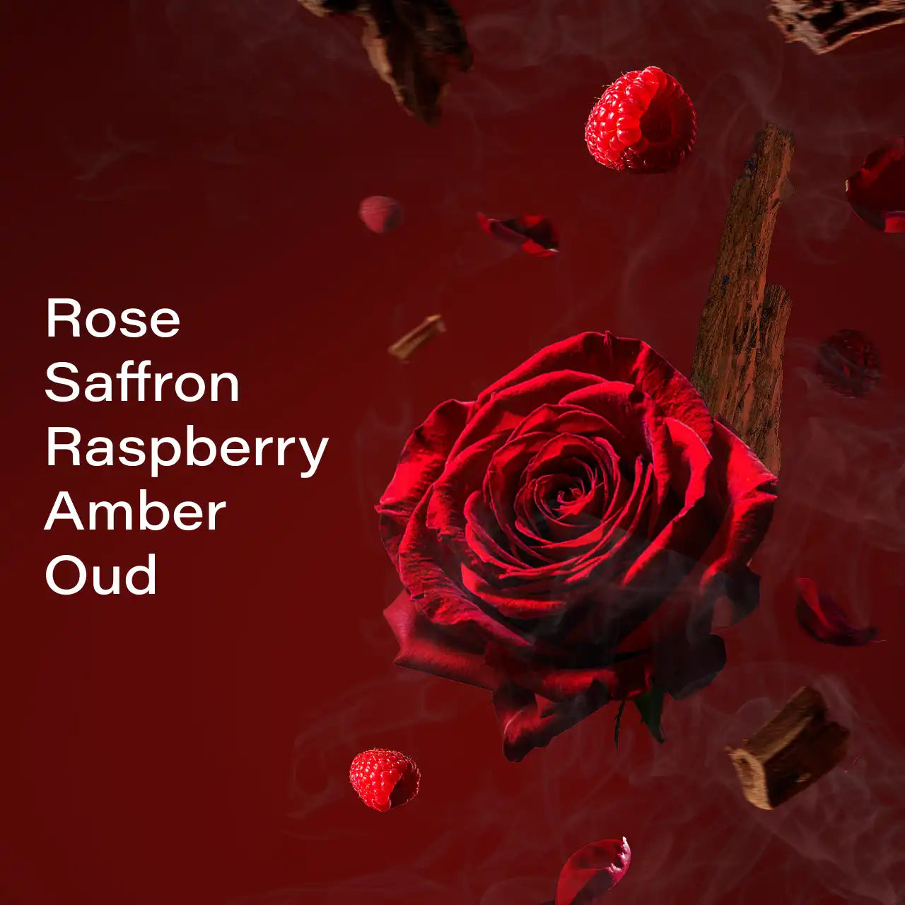 Rose Saffron Raspberry Amber Oud Persian Oud 50ML Fraganote