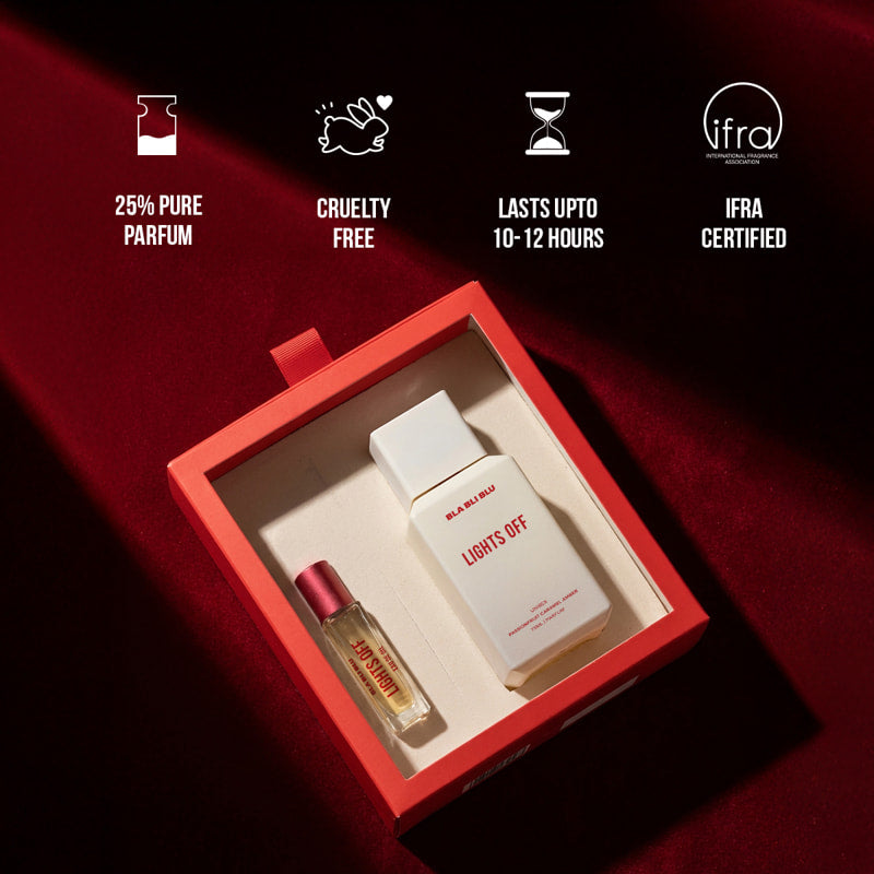 Lights Off - 75ML Perfume + 8ml Pure Oil | Bla Bli Blu