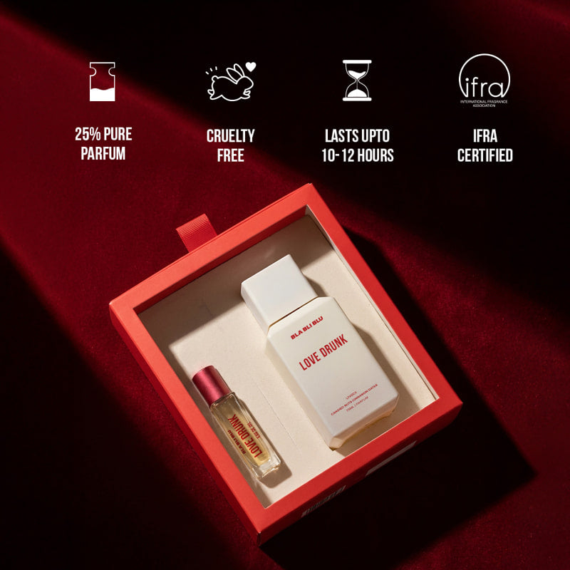 Love Drunk - 75ML Perfume + 8ML Pure Oil | Bla Bli Blu