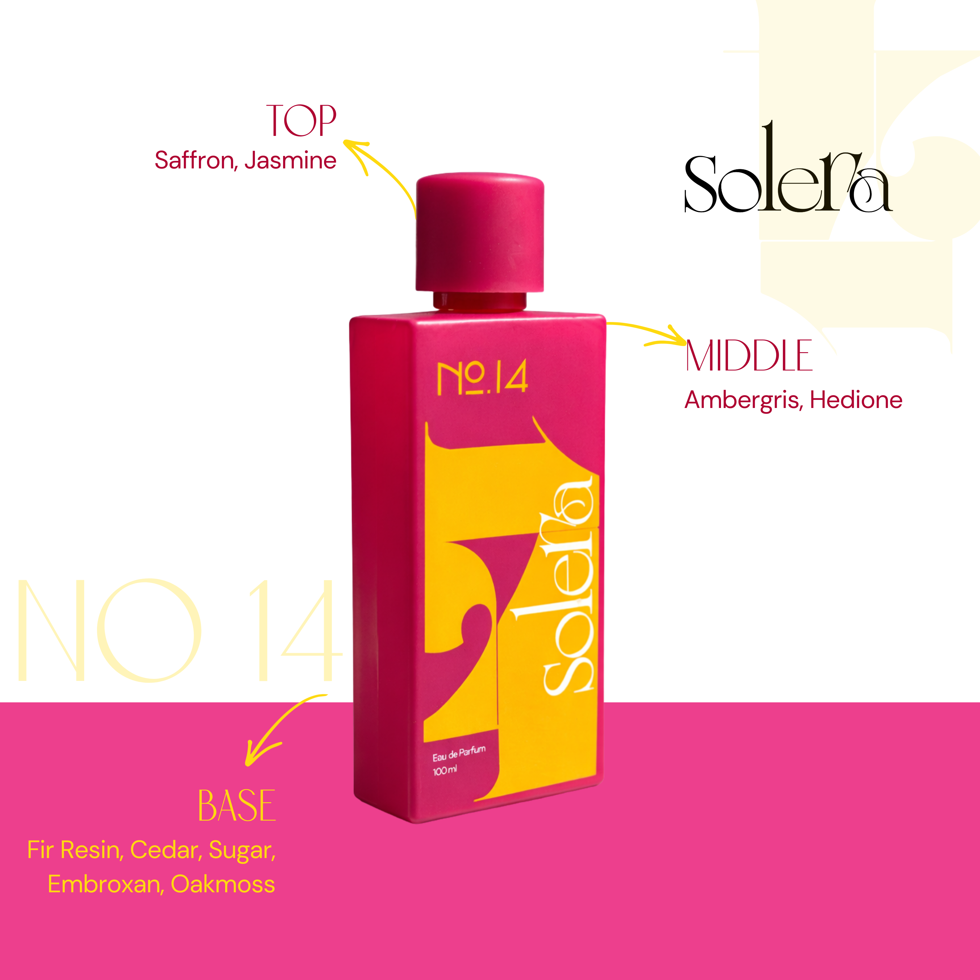No.14 Eau De Parfum For Women – 100 ML Solera