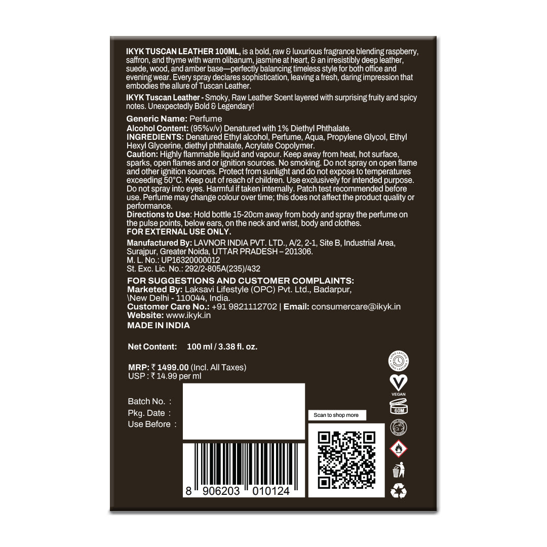 Tuscan Leather | 100ml EDP | IKYK