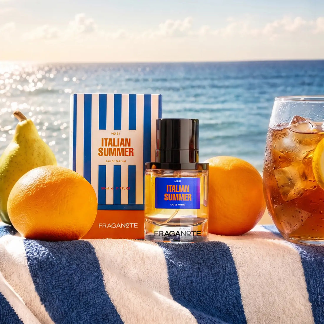 Fraganote Italian Summer Eau De Parfum 50ML Citrus Floral Perfume