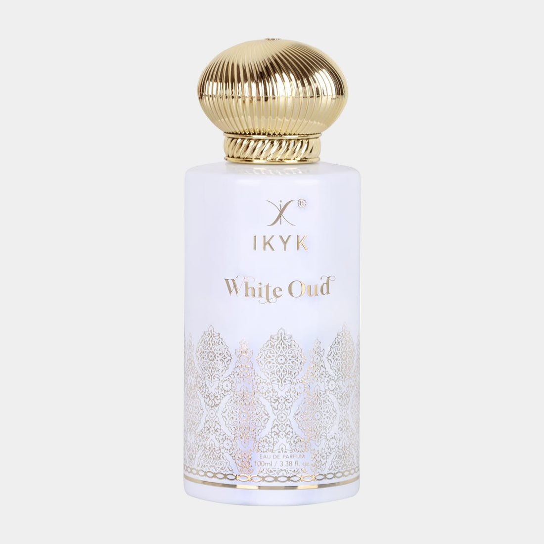 premium perfume bottle top angle shot